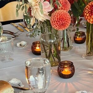 Pumpkin Votive Candle Holders (10 candle holders per set sold)